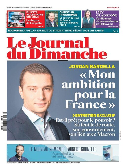 Title details for Le Journal du dimanche by Lagardere Media News - Available